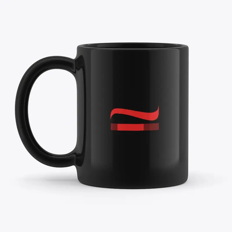 PULP BURN RED Black Mug